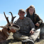 New Mexico youth hunting antelope