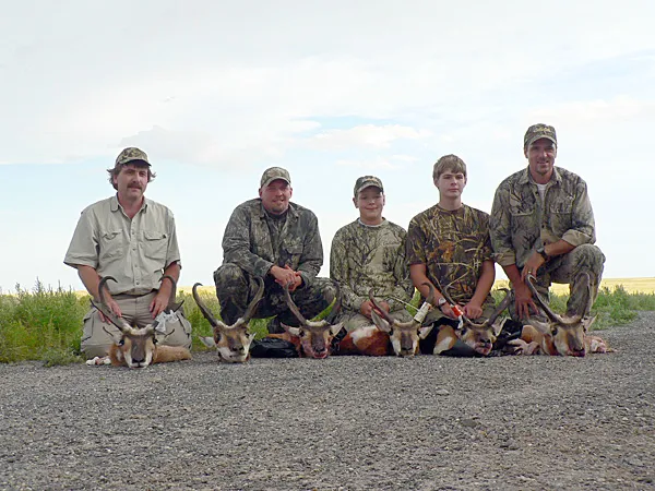 Compass West Outfitters antelope hunt