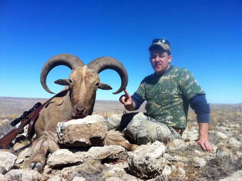 Compass West Outfitters aoudad hunt