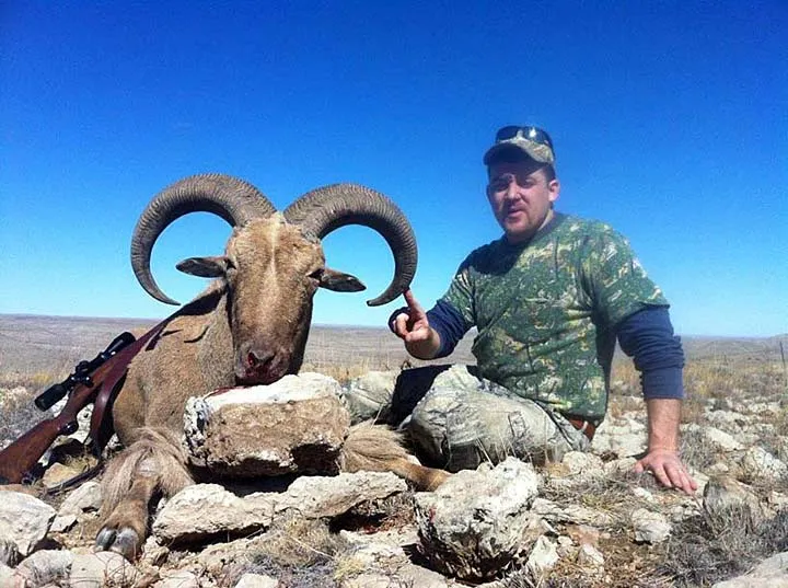 Compass West Outfitters aoudad hunt