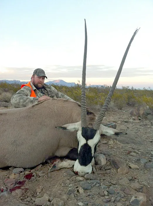 Compass West Outfitters oryx hunt